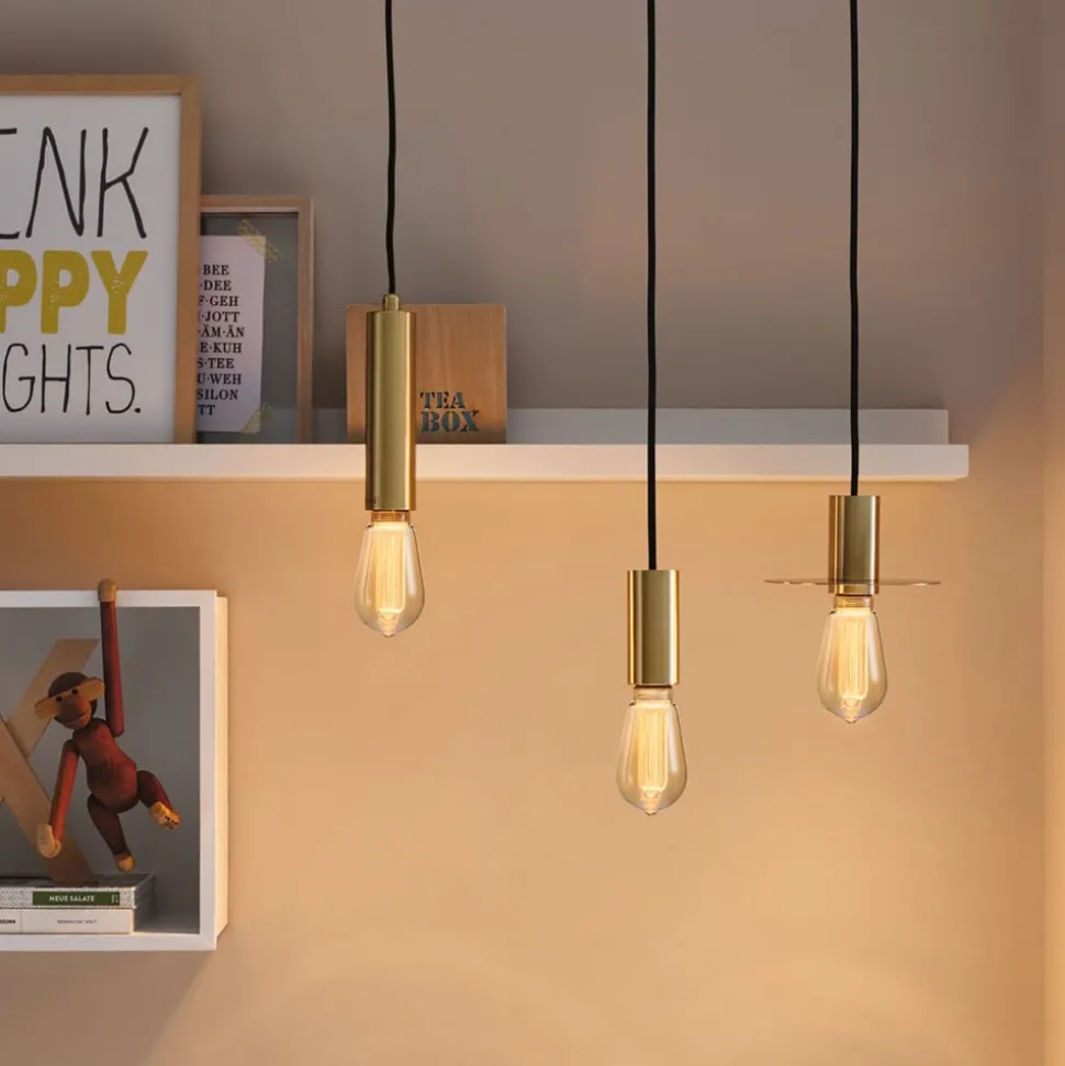 Paulmann LED-pære E27 3,5 W Arc 1.800K ST64 guld