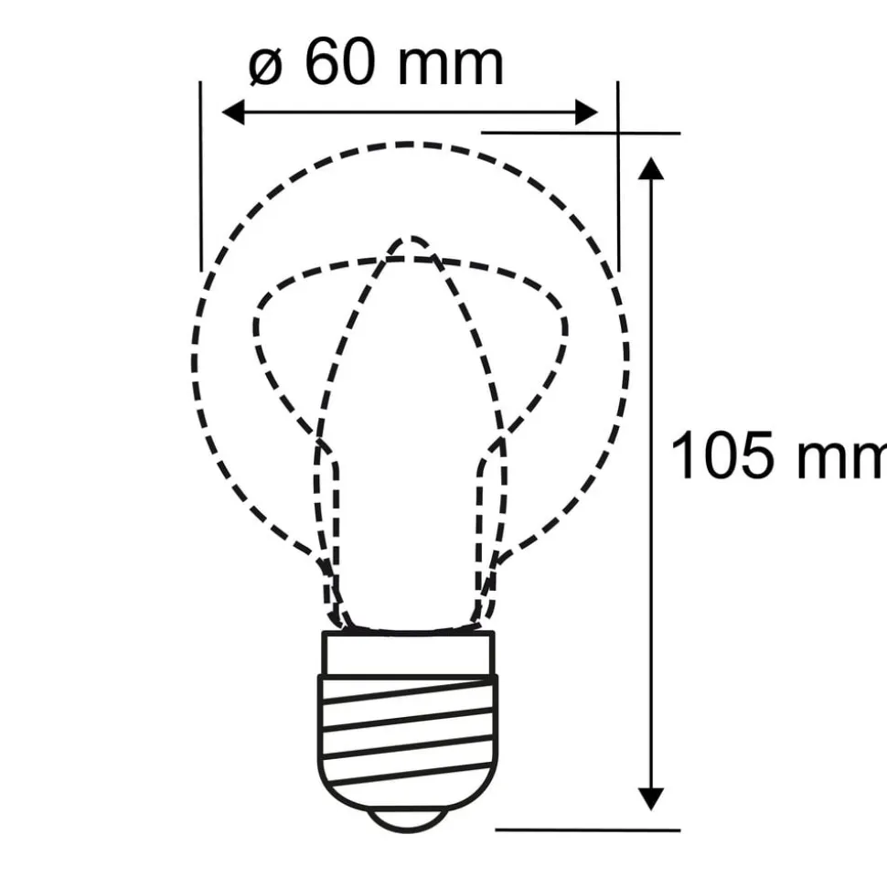 Paulmann LED-pære E27 7W, dim to warm