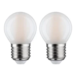 Paulmann LED-pære E27 5 W 2.700 K mat, 2 stk.