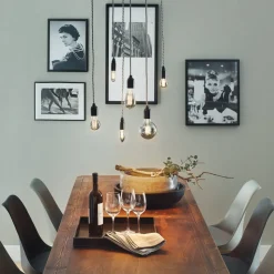 Paulmann LED-pære E14 4W 1.800K røgfarvet glas dæmpbar