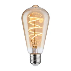 Paulmann LED-pære E27 5W ST64 1.800K guld dæmpbar