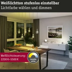 Paulmann LED-pære ZigBee E27 7,5W CCT dim guld