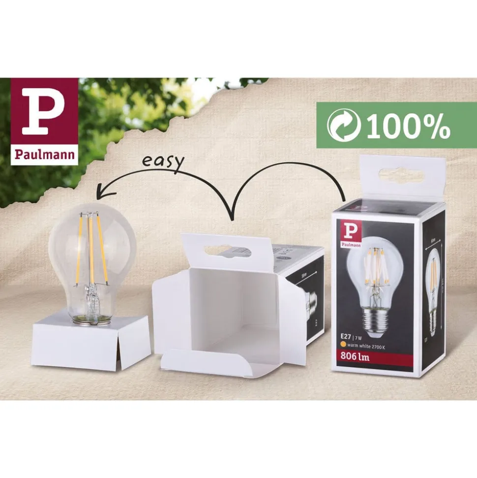 Paulmann LED-reflektor GU10 7W 4.000K dæmpbar krom