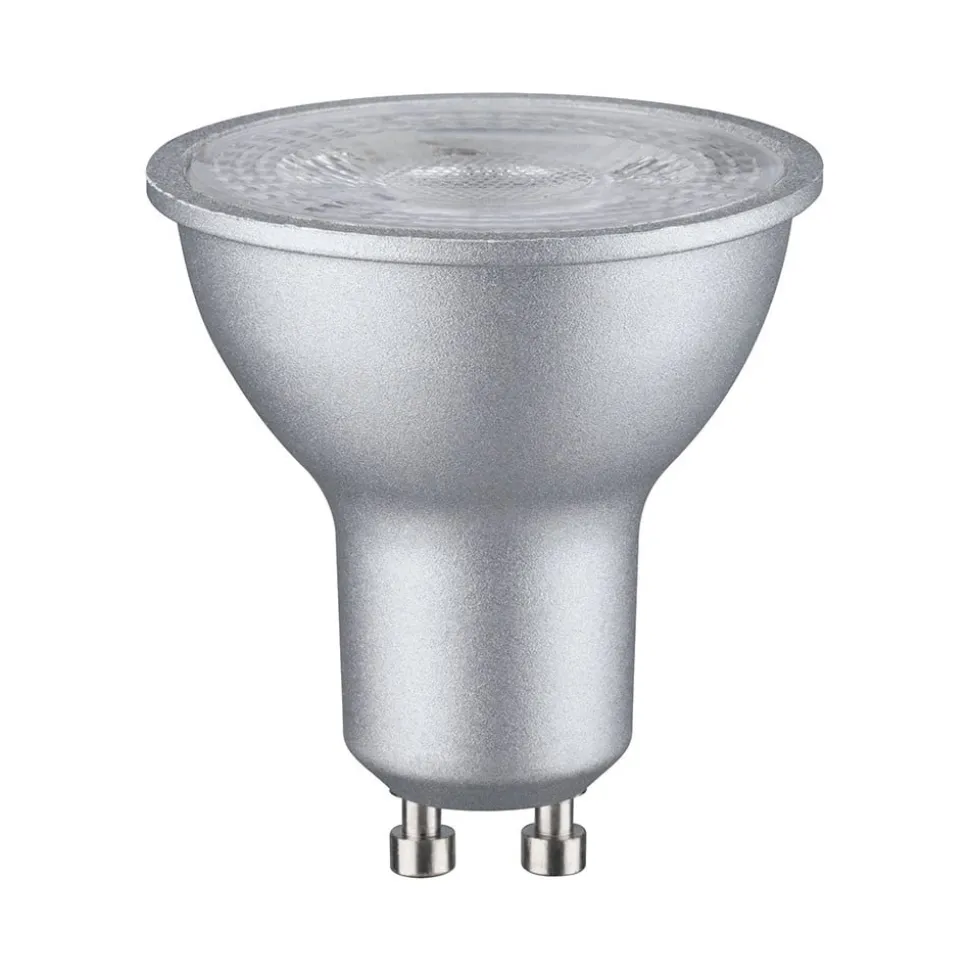 Paulmann LED-reflektor GU10 7W 2.700K dæmpet krom