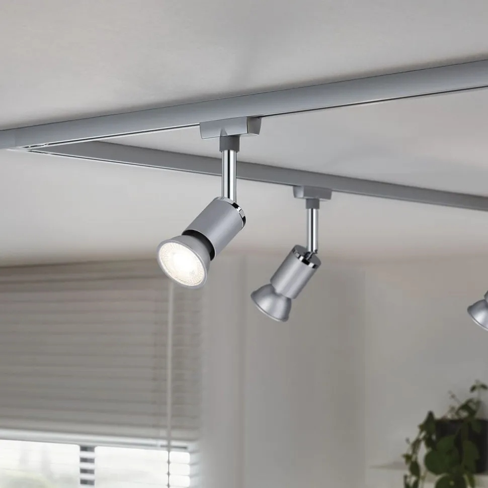 Paulmann LED-reflektor GU10 7W 2.700K dæmpet krom