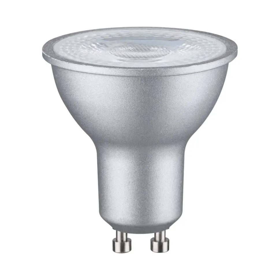 Paulmann LED-reflektor GU10 7W 2.700K dæmpet krom