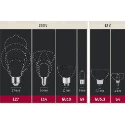 Paulmann LED-reflektor GU10 5,5 W 2.700 K easydim