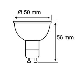 Paulmann LED-reflektor GU10 5,5 W 2.700 K easydim