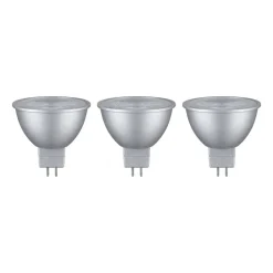 Paulmann LED-reflektor GU5,3 6W 2.700 3 stk krom