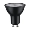 Paulmann LED-reflektor 4.000 K sort GU10 8 W, dæmpbar 36°