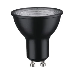 Paulmann LED-reflektor 4.000 K sort GU10 8 W, dæmpbar 36°