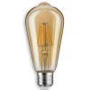 Paulmann LED-rustikpære E27 6,5 W 825 ST64, guld