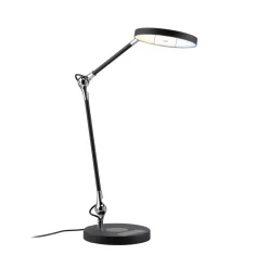 Paulmann LED-skrivebordslampe Numis, sort, dæmpbar, CCT