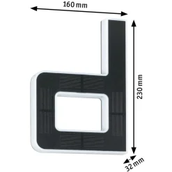 Paulmann LED solcellebogstav d