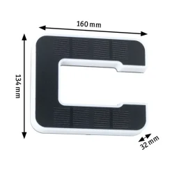 Paulmann LED solcellebogstav c