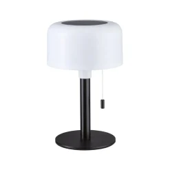 Paulmann LED-solcellelampe Bartja, sort, IP44 dæmpbar