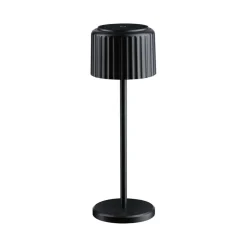 Paulmann LED-solcellelampe Else, sort, IP44 dæmpbar
