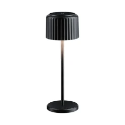 Paulmann LED-solcellelampe Else, sort, IP44 dæmpbar
