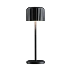 Paulmann LED-solcellelampe Else, sort, IP44 dæmpbar