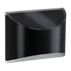 Paulmann LED-solcelle-væglampe Elliot, antracit, IP44