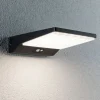 Paulmann LED solcelle-væglampe Ronas, sensor, dybde 25