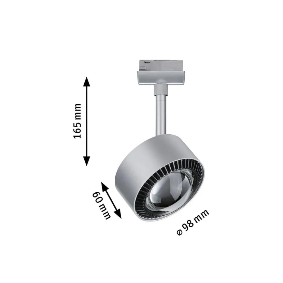 Paulmann LED-spot Aldan URail 2.700K krom mat