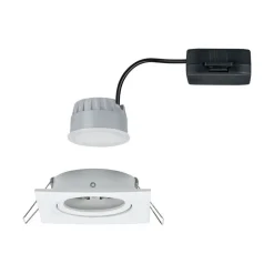 Paulmann LED-spot Nova Coin kantet, dæmpbar, hvid