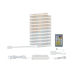 Paulmann LED-strip MaxLED 500 basissæt, 3 m, sølv, CCT