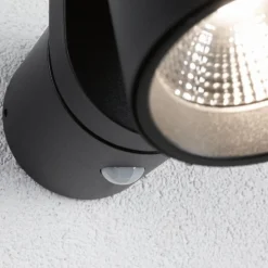 Paulmann LED udendørs væglampe Cuff, sensor, antracit