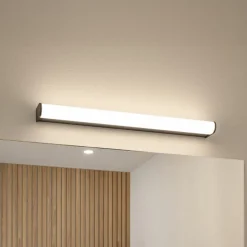Paulmann LED-væglampe Arneb, sort, 59 cm 3.000 K IP44