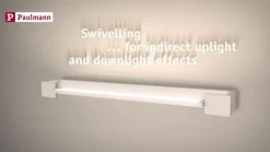 Paulmann LED-væglampe Lucille, hvid, 40 cm, dæmpbar, IP44