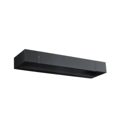 Paulmann LED-væglampe Lucille, sort, 40 cm IP44 dæmpbar