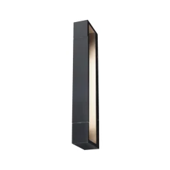 Paulmann LED-væglampe Lucille, sort, 40 cm IP44 dæmpbar
