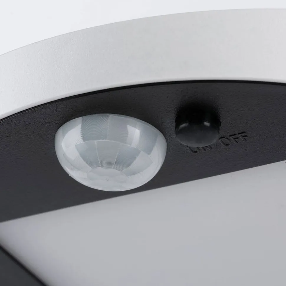 Paulmann LED-væglampe med solcelle Ryse, hvid