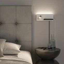 Paulmann LED-væglampe Serra, sort, 2.700K, højre