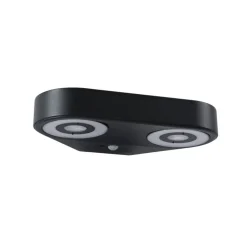 Paulmann LED-væglampe Silma antracit 2 lyskilder IP44