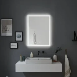 Paulmann LED-vægspejl Mirra hvid 60x80 cm IP44 CCT