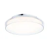 Paulmann Luena LED-loftlampe, IP44, krom, Ø 35 cm