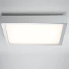 Paulmann Lunar LED-panel, kantet, krom, 40x40cm
