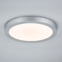 Paulmann Lunar LED-panel, rundt, Ø 30 cm, krom
