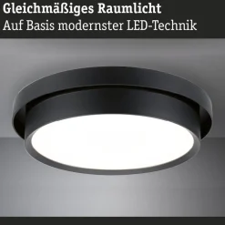 Paulmann Malik LED-loftlampe, 3-step-dim sort