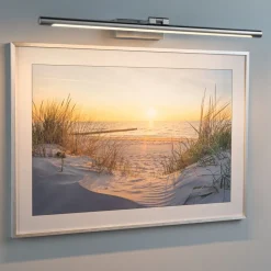 Paulmann Mingo LED-billedlampe 61,5 cm aluminium, birketræ.