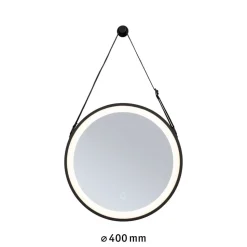 Paulmann Miro LED-hængespejl CCT Ø40cm Framelight