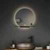 Paulmann Miro LED-vægspejl CCT Ø50cm Baggrundsbelysning