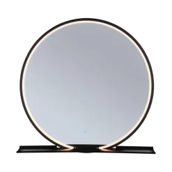 Paulmann Miro LED-vægspejl CCT Ø50cm Framelight