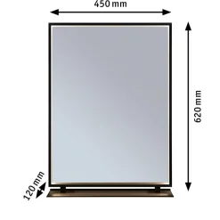 Paulmann Miro LED-vægspejl CCT 62x45 Baggrundsbelysning