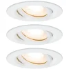 Paulmann Nova LED-indbygningsspot, dæmpbar, IP65, hvid