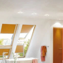 Paulmann Nova LED-indbygningsspot, dæmpbar, IP65, hvid