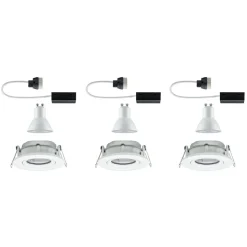 Paulmann Nova LED-indbygningsspot, dæmpbar, IP65, hvid