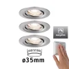 Paulmann Nova mini Plus LED easydim, 3 stk., jern
